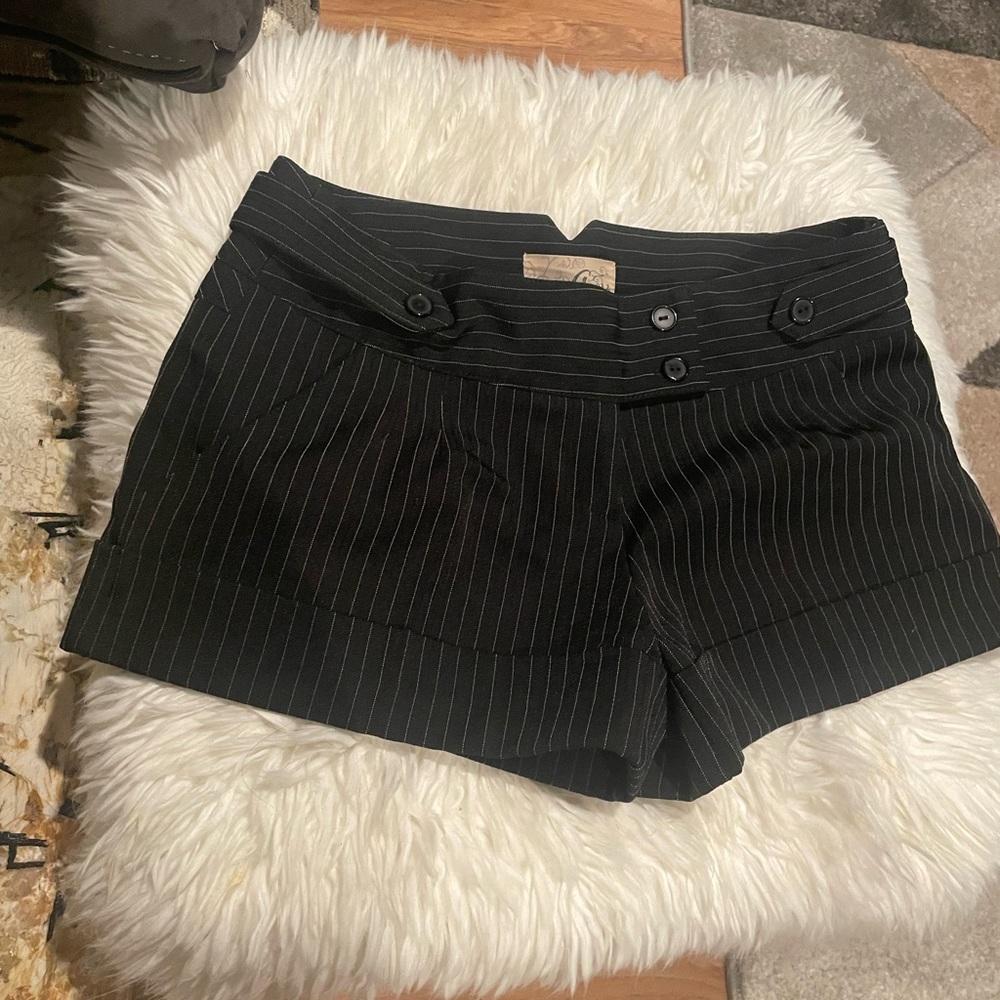 Pin stripe shorts